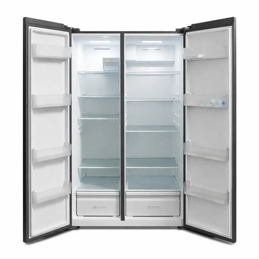 TCL Side - by - Side Refrigerator – Stainless Steel – 488 Liters – No Frost Technology - althahanifurniture