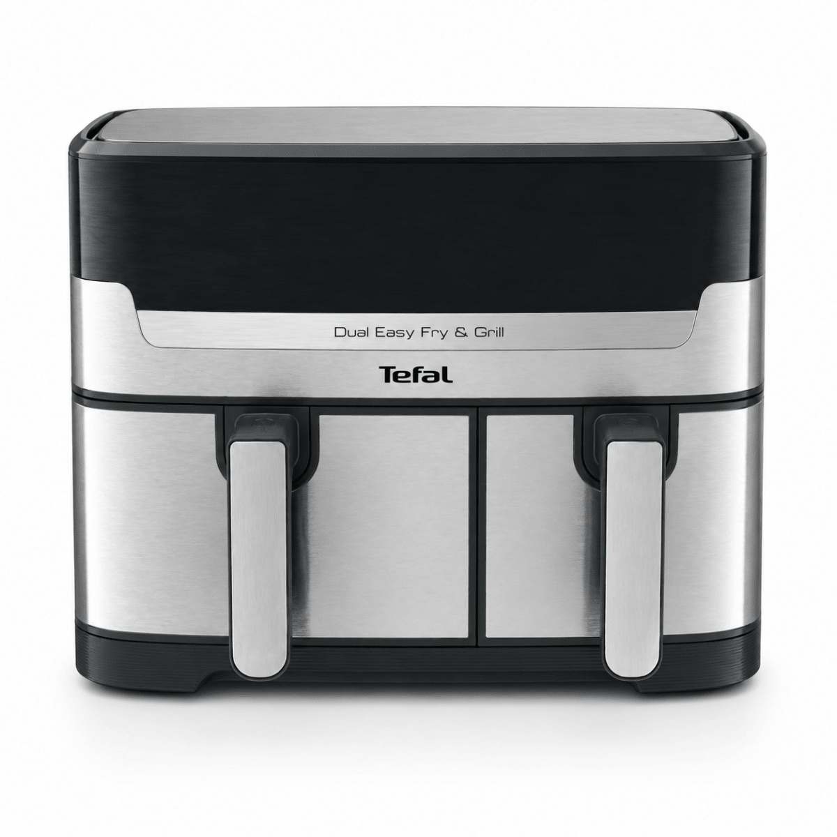 Tefal Dual Easy Fry &amp; Grill EY905D40 8.3L Dual Air Fryer – Stainless Steel - Al Thahani Furniture