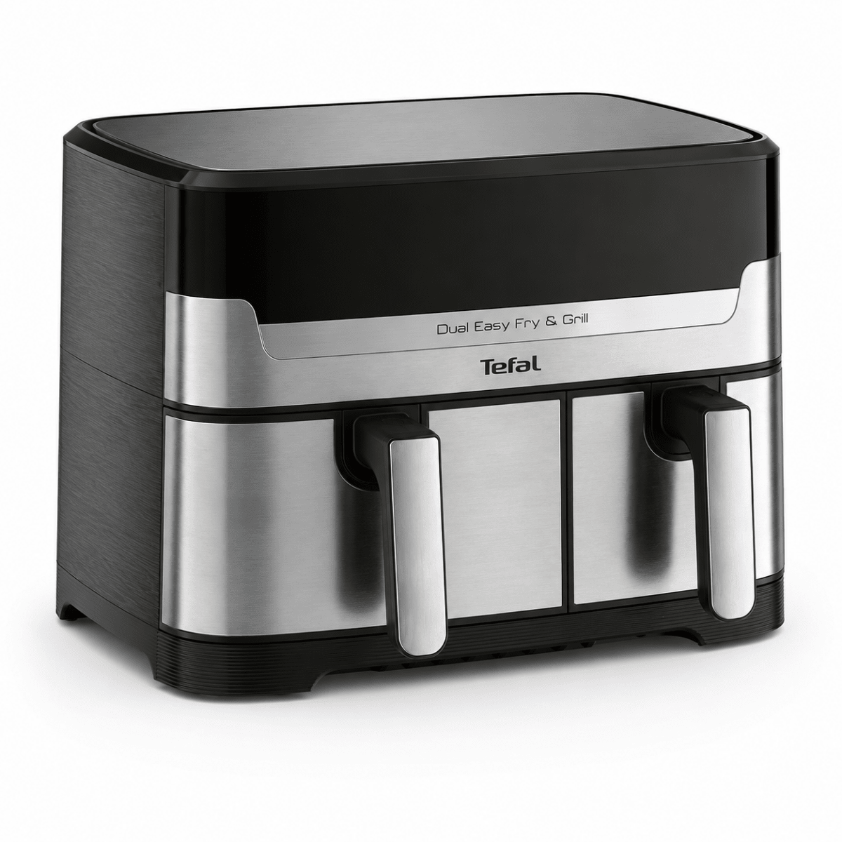 Tefal Dual Easy Fry &amp; Grill EY905D40 8.3L Dual Air Fryer – Stainless Steel - Al Thahani Furniture