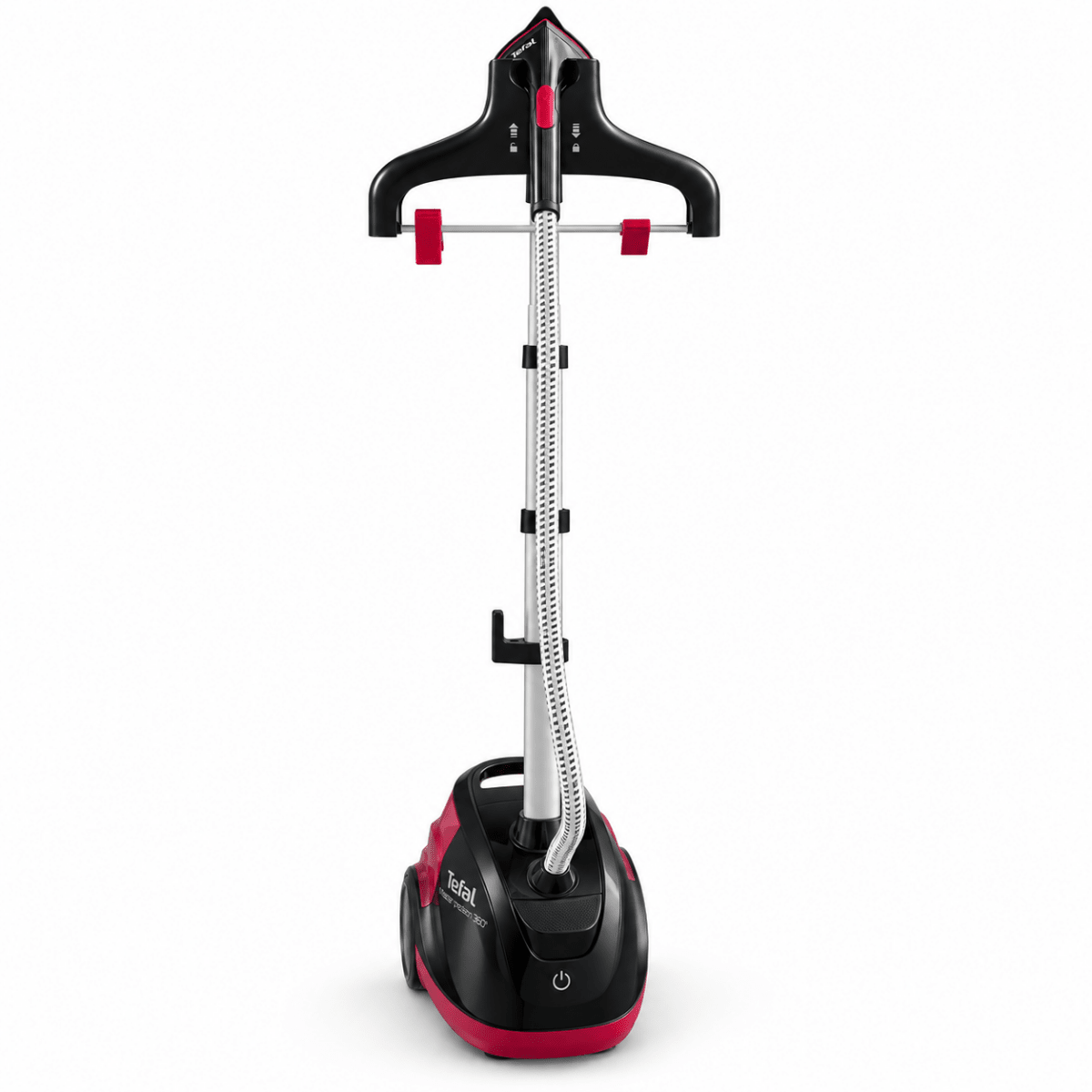 Tefal Master Precision 360° Upright Garment Steamer – IT6540M0 – 1500W – Black & Raspberry Red - Al Thahani Furniture