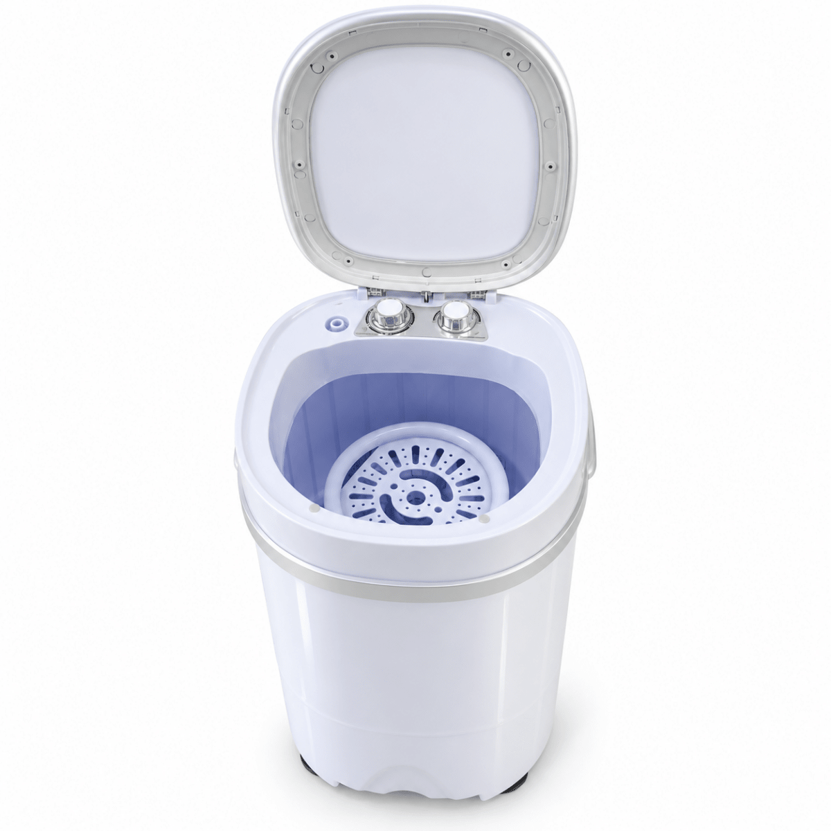 Tiktun XPB46-1218A 4.6kg Portable Mini Washing Machine with 2kg Spin Basket – White - Al Thahani Furniture