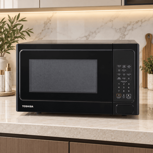 Toshiba MM-EG34P(BK) 34L Microwave Oven with Grill – 1000W – Black - Al Thahani Furniture