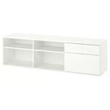IKEA VIHALS TV Bench | White, 176.3x37x50 cm