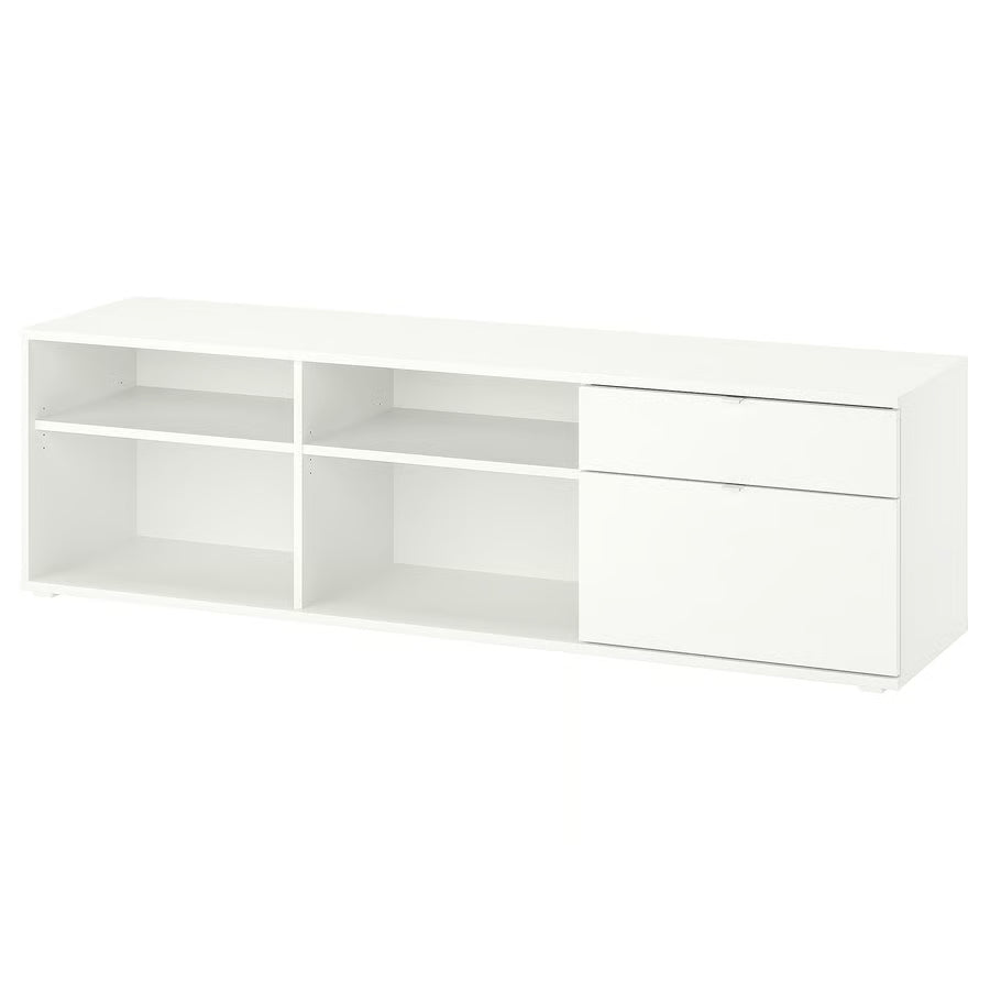 IKEA VIHALS TV Bench | White, 176.3x37x50 cm
