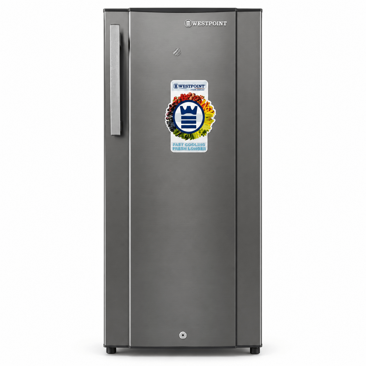 Westpoint 175L Single-Door Refrigerator with Freezer Compartment – Silver – WRN-2222.EI - Al Thahani Furniture