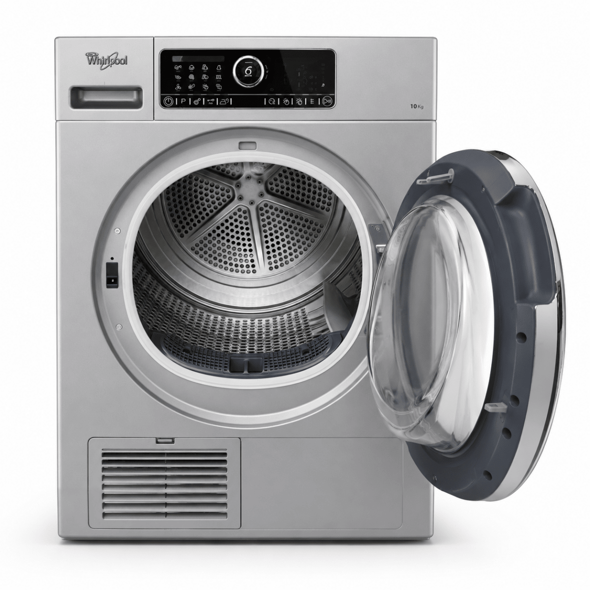 Whirlpool DSCX 10120 10 kg Condenser Tumble Dryer – Silver - Al Thahani Furniture