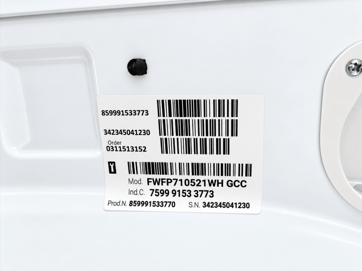 Whirlpool FreshCare+ 7kg Front Load Washing Machine – White – FWFP710521WH GCC - Al Thahani Furniture