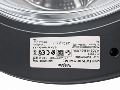 Whirlpool FreshCare+ 7kg Front Load Washing Machine – White – FWFP710521WH GCC - Al Thahani Furniture