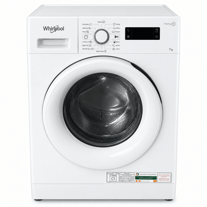 Whirlpool FreshCare+ 7kg Front Load Washing Machine – White – FWFP710521WH GCC - Al Thahani Furniture