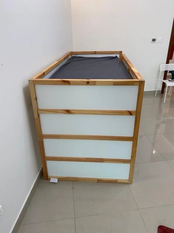 Wooden Bunk Bed with Mattress | 90×200 cm - althahanifurniture